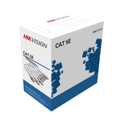 Bobina de Cable UTP 305 mts / Cat 5E / Cable Clasificación CMX / Color Gris