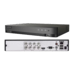 DVR 1080P Lite Pentahibrido / 8 Canales TURBOHD + 2 Canales IP / H.264+ / 1 Bahía de Disco Duro / Audio por Coaxitron
