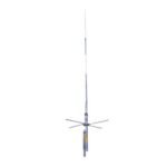 VHF Antena Base / 154-161 MHz / 7 dBd / 800 Watts / Construcción de Aluminio y Fibra de Vidrio / Auto-soportada