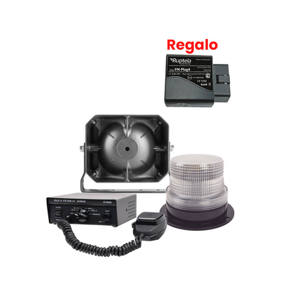 KIT EPCOM INDUSTRIAL PARA AUTOMOVILES / SIRENA / BOCINA / ESTROBO