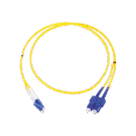 Jumper de Fibra Óptica Monomodo LC/SC Duplex de 1 metro