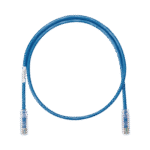 Cable de parcheo UTP Categoría 6, con plug modular en cada extremo - 1 m. - Azul