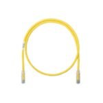 Cable de parcheo UTP Categoría 6, con plug modular en cada extremo - 1 m. - Amarillo