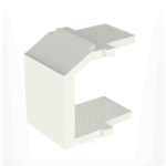 Módulo de tapa ciega (Inserto Ciego), Tipo Keystone, Color Blanco Mate