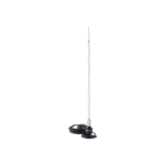 VHF Antena Móvil Magnética / 148-174 MHz / Bobina Diseñada por Computadora / Acero Inoxidable 17-7 ph / Energía 100 Watts / Ancho de Banda 6 MHz