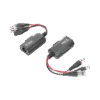 Kit de transceptores activos, envía alimentación 12V/24VCD/AC, video y audio a una distancia de hasta 150 m en 4K para aplicaciones de video por UTP Cat 5e / 6 en alta definición.