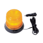 Burbuja Brillante de 6 LEDs, Color Ámbar con Montaje Magnético