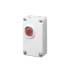 Botón de Emergencia para Paneles de Alarma de Intrusión / Cubierta Plástica / Conexión a 2 hilos / Compatible con cualquier panel de alarma cableado