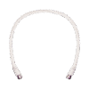 Jumper Coaxial con Cable Tipo RG-6 en Color Blanco de 60.96 centímetros de Longitud y Conectores F Macho en Ambos Extremos. 75 Ohm de Impedancia.