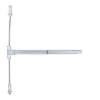 Barra para puertas de emergencia y servicio / Tipo TAMPA /1 punto / UL® / 1,000 mm de largo