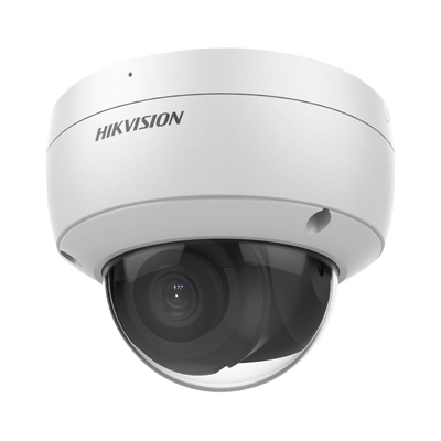 Domo IP 8 Megapixel (4K)/ Lente 2.8 mm / 30 mts IR EXIR / Exterior IP67 / IK10 / WDR 120 dB / PoE / Videoanaliticos (Filtro de Falsas Alarmas) / Ultra Baja Iluminación / Micrófono Interconstruido