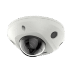 Mini Domo IP 2 Megapixel / Lente 2.8 mm / 15 mts IR EXIR / Micrófono Integrado /Exterior IP66 / IK08 / PoE / Entrada y salida de Audio y Alarmas / H.265+ / Videoanaliticos Integrados / Onvif / MicroSD