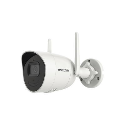 Bala IP 4 Megapixel / Lente 2.8 mm / 30 mts IR / Exterior IP66 / Wi-Fi / WDR 120 dB / H.265 / Micrófono y Bocina Interconstruido / MicroSD