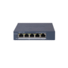 Switch Gigabit PoE+ / No Administrable / 4 Puertos 10/100/1000 Mbps PoE+ / 1 Puerto 10/100/1000 Mbps Uplink / 35 W