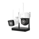 KIT 1 Cámaras Bala 4 Megapíxeles / 1 Cámara PT 4 Megapixeles / 1 Grabadora Wi-Fi / 512 GB / Incluye Fuente y Cable RJ45