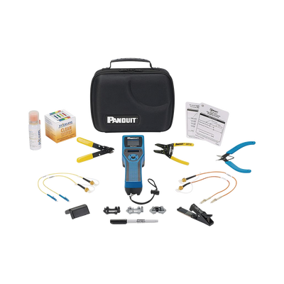 Kit de Herramientas OptiCam 2, Para Terminación de Conectores de Fibra Optica Pre-Pulidos de Panduit, Incluye Desforradora y Cleaver