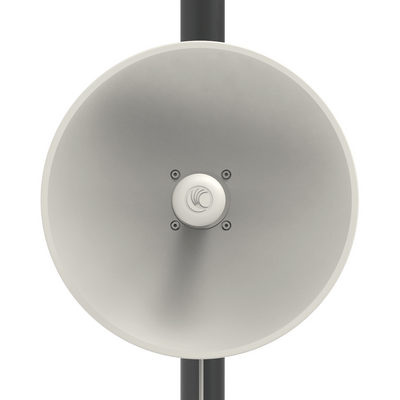 ePMP Force 300-25L para zonas con alta interferencia, hasta 400+ Mbps, 4910 - 6200 MHz, 802.11 AC Wave2, Antena de 25 dBi, latencia baja (C050910M171C)