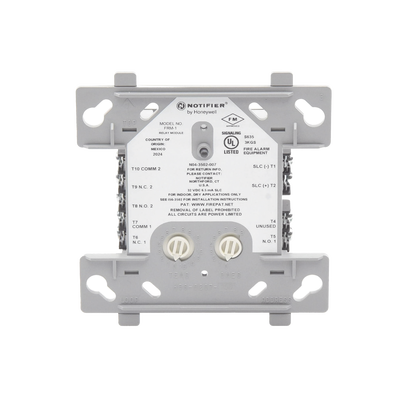 Módulo de Relevador / Direccionable / Tecnología FlashScan® / Doble relevador / Comatible con Paneles Direccionables Notifier