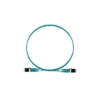 Jumper de Fibra Optica Multimodo 50/125 OM4, LC-LC Duplex, LSZH, Color Aqua, 2 Metros