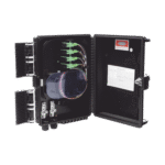 Cierre de Empalme para 24 fusiones de fibra óptica, Interior/Exterior, con 16 acopladores SC/APC y splitter 1x16, IP65