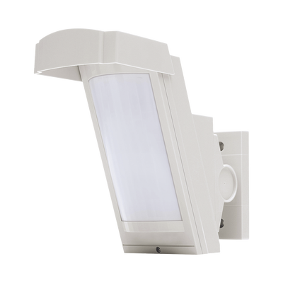 Detector de Movimiento / 100% Exterior / Cableado / Hasta 12 metros a 85° de cobertura/ Instalación a 3 metros / Compatible con cualquier panel de alarma