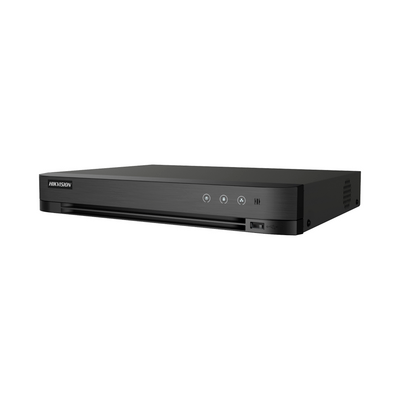 DVR 4 Canales TURBOHD + 4 Canales IP / 8 Megapixel (4K) / Audio por Coaxitron / ACUSENSE / Reconocimiento Facial / 1 Bahías de Disco Duro / H.265+