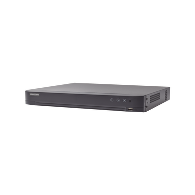 (RECONOCIMIENTO DE ROSTROS) DVR 4 Megapixel / 8 Canales TURBOHD + 4 Canales IP / 1 Bahía de Disco Duro / 1 Canal de Audio / Audio por Coaxitron