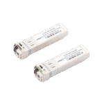 Transceptores Bidireccionales SFP+ (Mini-Gbic) / Monomodo / 10 Gbps de velocidad / Conector LC / Hasta 40 km de Distancia / 2 Piezas