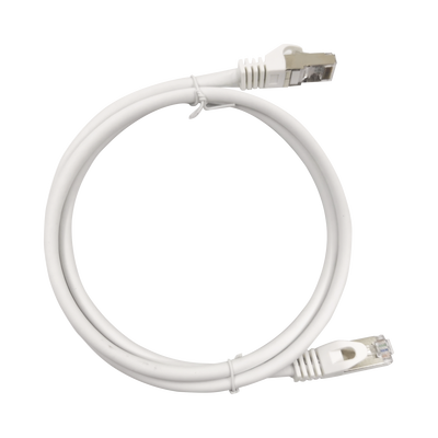 Patch Cord Cat6A 10G blindado 1.0M ( 3.28 ft ) BLANCO