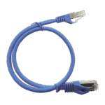 Patch Cord Cat6A 10G blindado 7.0M ( 22.96 ft ) AZUL