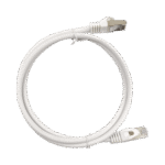 Patch Cord Cat6A 10G blindado 7.0M ( 22.96 ft ) BLANCO