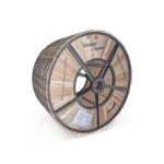 Carrete de 4 km de Fibra Óptica Aérea (ADSS) G.652D Armada Anti roedor, Dieléctrica, Monomodo 6 Hilos, Span 200
