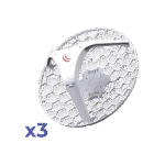 Paquete 3 (LHG 5) Cliente y PtP en 5 GHz 802.11 a/n, Antena Integrada de 24.5dBi, Hasta 316mW de Potencia.