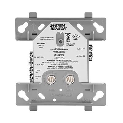 Módulo Monitor Doble / Direccionable / Permite Agregar Sensores Convencionales al Panel / Cableado Clase B / Tecnología SK / Compatible con Paneles Direccionables Silent Knight y Farenhyt