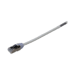 Patch Cord Cat6A, Diametro Reducido 28 AWG, Blindado S/FTP, CM/LS0H, 1 m, Color Gris