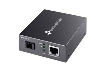 Convertidor Multimedia WDM Monomodo, 1 puerto RJ45 Gigabit, 1 puerto SC/UPC, hasta 20KM, Para su funcionamiento requiere el modelo FC311A20