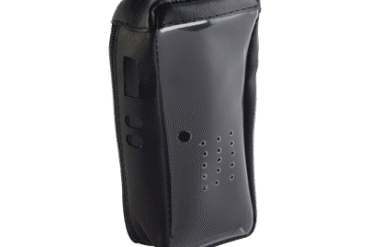 Funda de piel reforzada con visor frontal transparente, para radios NX-200, NX-300.