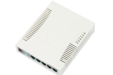 Switch Mikrotik 5 puertos Gigabit Ethernet y 1 SFP