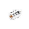 Conector N Hembra, para Montaje Frontal en Panel, Doble D Plano, Plata/ Oro/ Teflón.