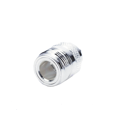 Conector N Hembra de Anillo Plegable para Cables RG-58/U, Níquel/ Oro/ Teflón.