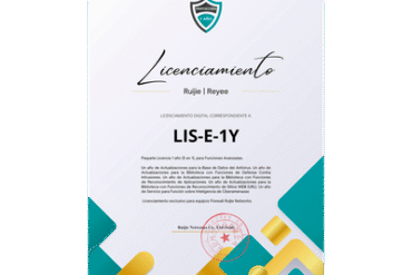 Paquete Licencia 1 año (5 en 1), para Funciones Avanzadas Firewall modelo RG-WALL1600-Z3200-S