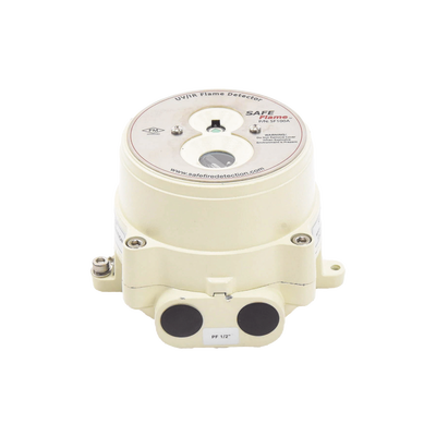 Detector de Llama de Doble Tecnología UV/IR Convencional / Detección muy rápida / Alcance de hasta 30 m / Visión de 90° horizontal y Vertical / Compatible con Cualquier Panel de Incendio