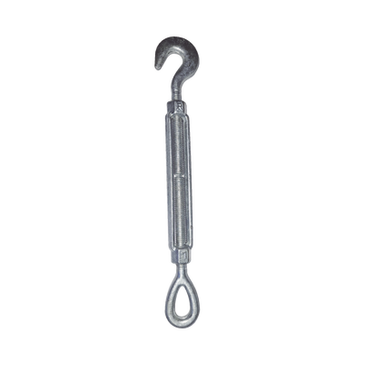 Tensor de 1/2" x 6" Acero Forjado OJO-GANCHO Galv. Inmersión en Caliente (Carga Max. 1000 Kg).