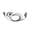 Micrófono de Solapa con Audífono Ajustable al oído. Para HYT SERIE TC320
