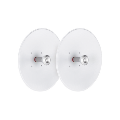 Paquete de 2 antenas UltraDish de 27.5 dBi, conector tipo Twistport y montaje innovador, 5180 - 6400 MHz