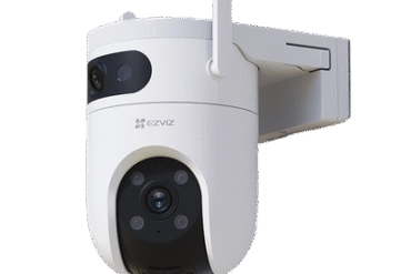 Cámara IP Dual 1 Lente Fijo 1 Lente PT Exterior 3K / Wi-Fi / Auto Seguimeinto / Deteccion Inteligente de Humanos y Vehiculos / Audio de Dos Vías / Notificación Push / Ranura para Memoria Hasta 512GB / Color Night Visión