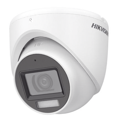 Cámara LUZ DUAL (IR + LUZ BLANCA) / Domo TurboHD 2 Megapixel (1080p) / Luz Blanca 20 mts / Gran Angular 106° / Lente 2.8 mm / 30 mts IR EXIR / Exterior IP67 / 4 Tecnologías / Micrófono Integrado