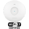 Punto de Acceso Wi-Fi 7 GWN7670 / 3.6 Gbps Inalámbrico / 5 Gbps Cableado / MIMO 2x2:2 / 256 Clientes Simultáneos / PoE+ / Montaje en Pared o Techo / BLE 5.3 / Controlador Integrado