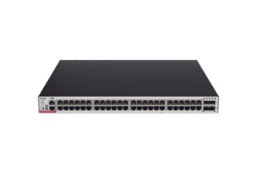 Switch PoE Administrable Capa 3 con 48 Puertos Gigabit 802.3af/at, 4 Puertos SFP+ de 10Gb para Fibra, Presupuesto PoE hasta 1,480W, Gestionable en Ruijie Cloud Gratis, (No incluye fuente de alimentación)