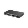 Switch Administrable PoE con 8 Puertos Gigabit PoE 802.3af/at + 1 Puerto Uplink Gigabit + 1 Puerto Combo SFP/RJ45 Gigabit, Gestión Gratuita desde la Nube, 120W
